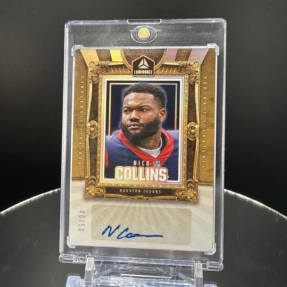 2024 Luminance - Portrait Signatures Nico Collins #PS-NCS Gold /50 Jersey Match
